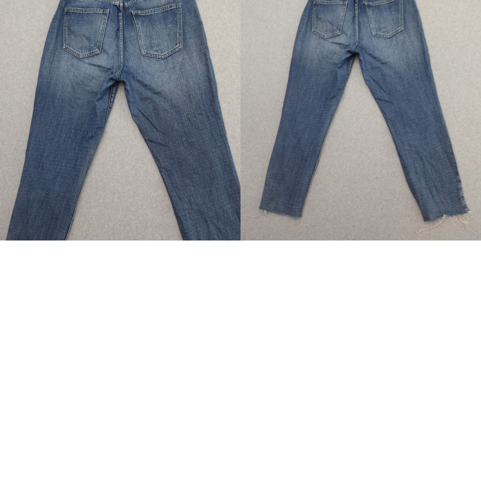 Pistola Pistola Jeans Womens 27 (27X26) Blue High Rise Light Wash Button Fly Distressed Size 27" / US 4 / IT 40 - 10 Thumbnail