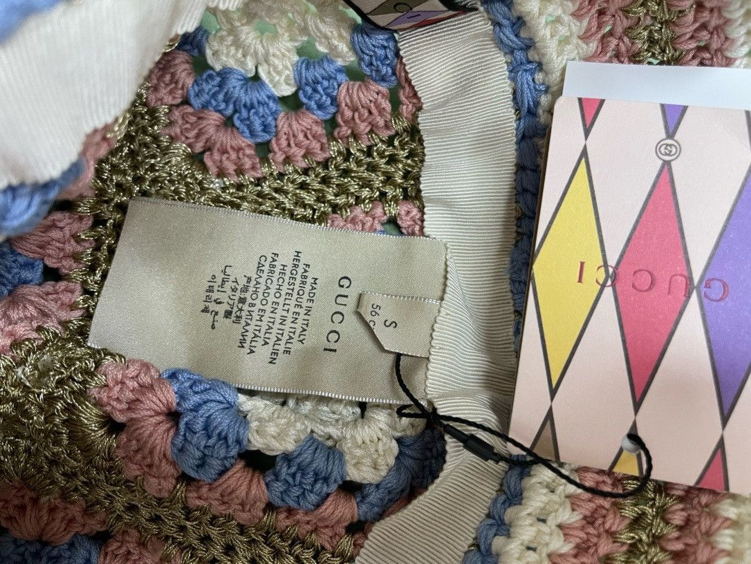 Gucci GUCCI LOVELIGHT INTERLOCKING G CROCHET HAT Size ONE SIZE - 8 Thumbnail