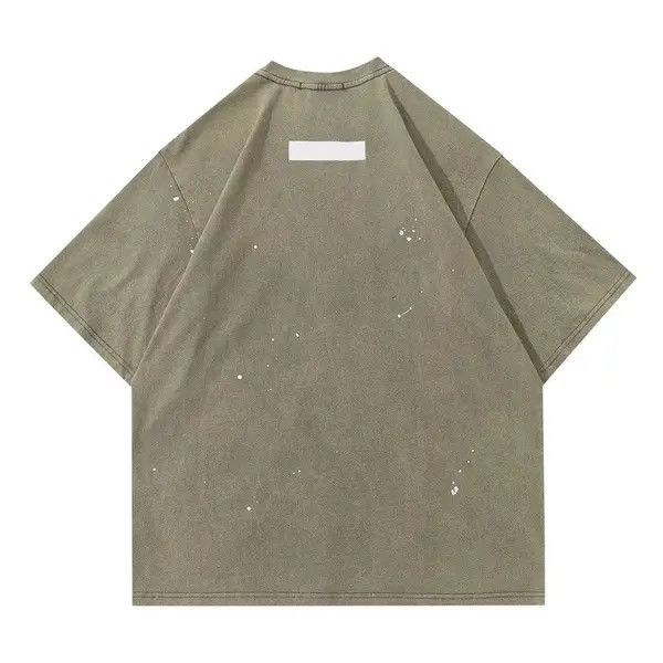 VIBE Black Distressed T-Shirt y2k Retro 2000 Clothing Size US M / EU 48-50 / 2 - 2 Thumbnail