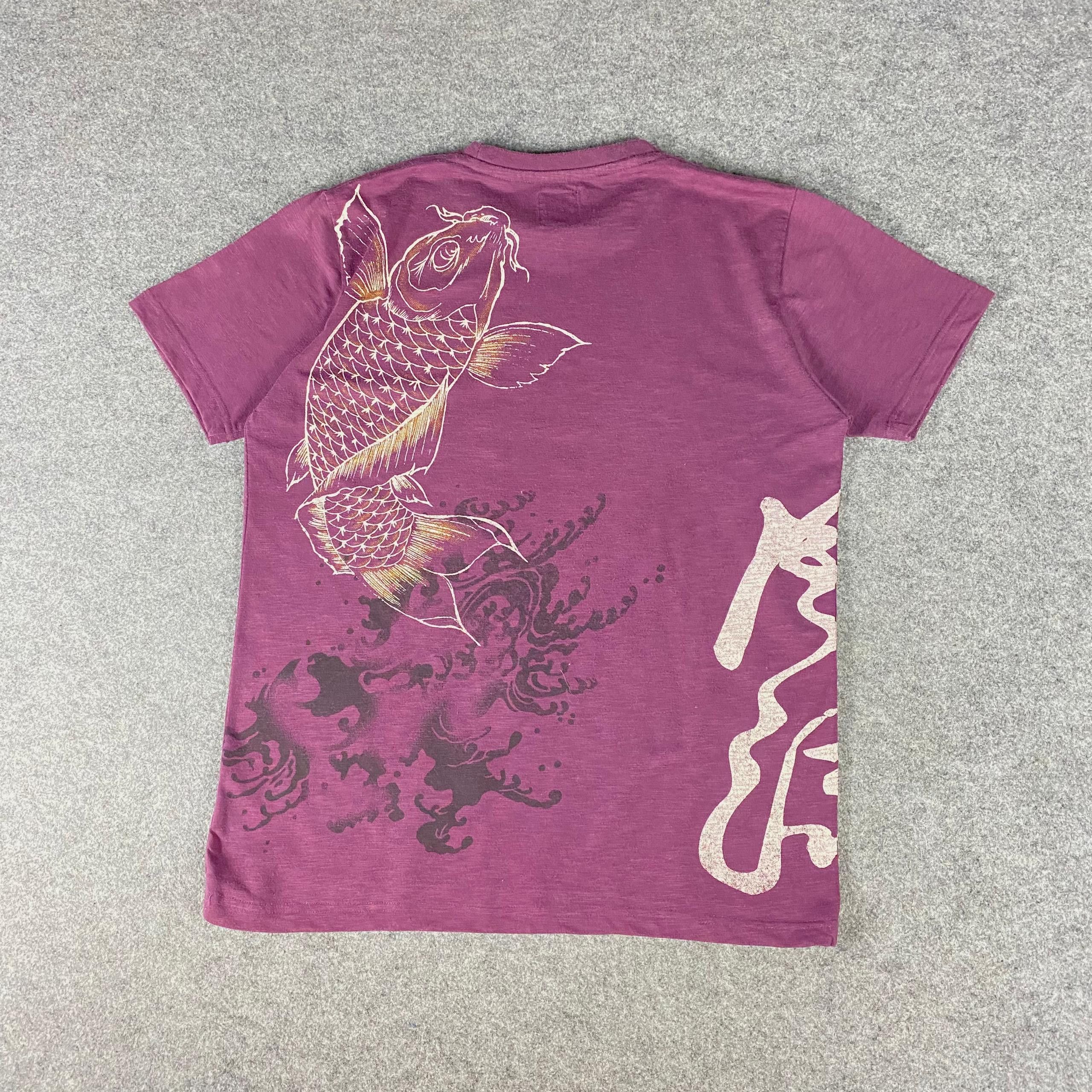 Bullet Noise Vintage Bullet Noise Fish Koi Japan Tshirt Size US M / EU 48-50 / 2 - 1 Thumbnail