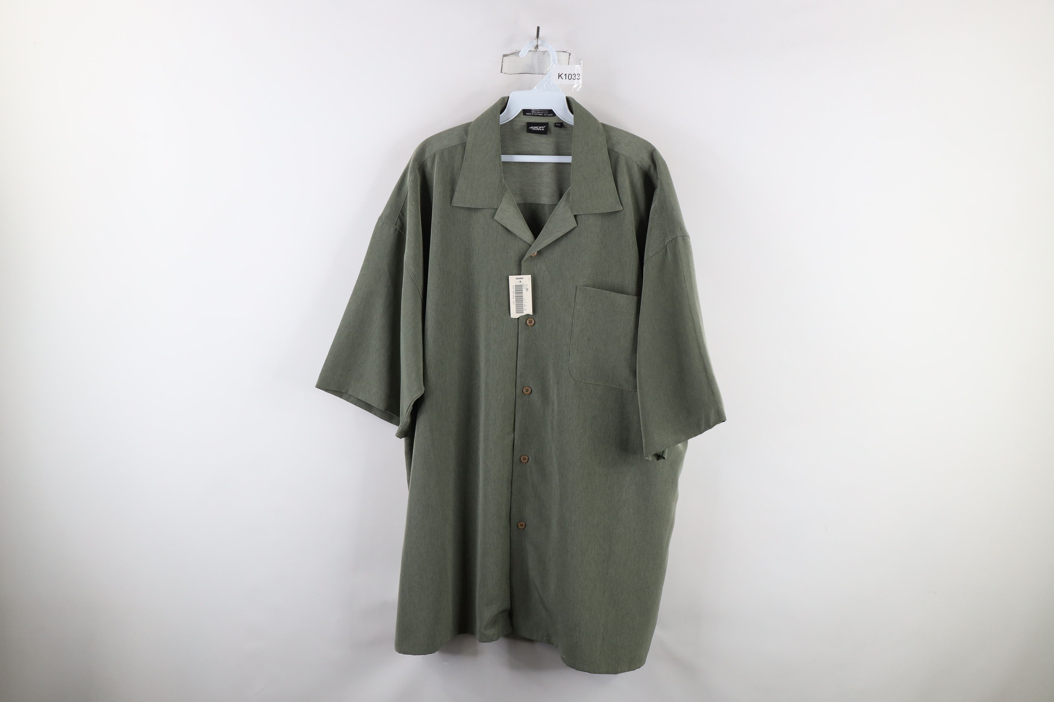 Vintage Deadstock Vintage 90s Streetwear Short Sleeve Button Shirt Size US XL / EU 56 / 4 - 1 Thumbnail