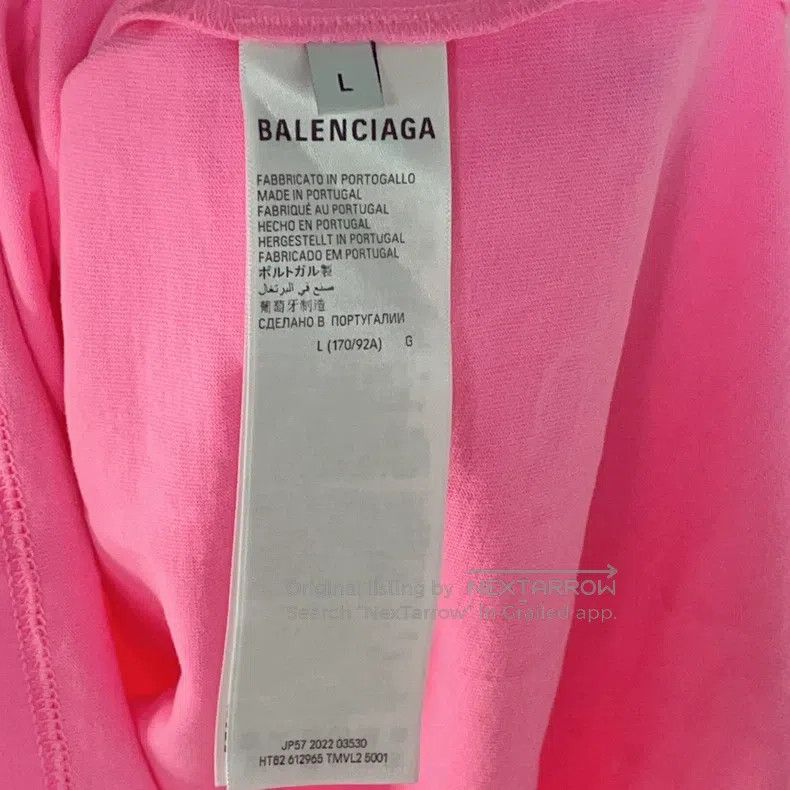 Balenciaga Balenciaga Logo Letter Print Crewneck Short Sleeve T-Shirt Size US L / EU 52-54 / 3 - 7 Thumbnail