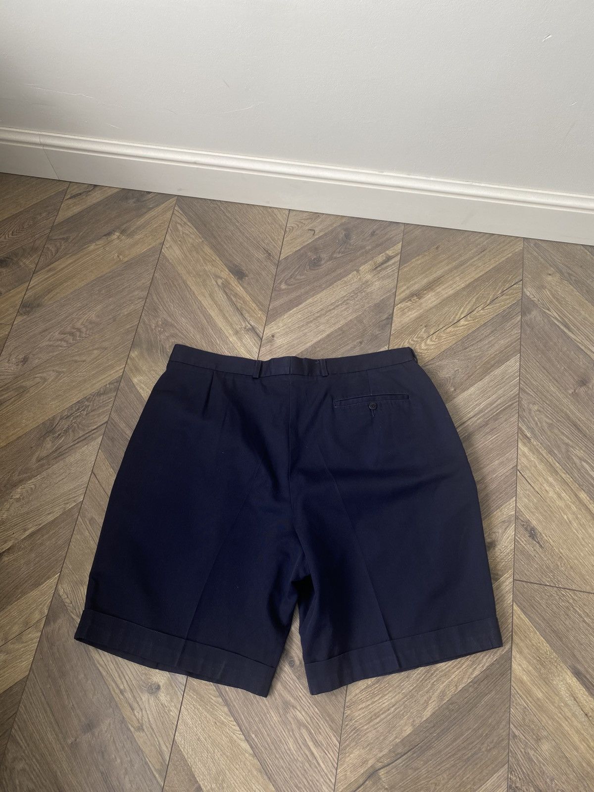 Designer × Lacoste × Vintage Vintage Lacoste Chemise 90s navy classic shorts Size US 35 - 8 Thumbnail
