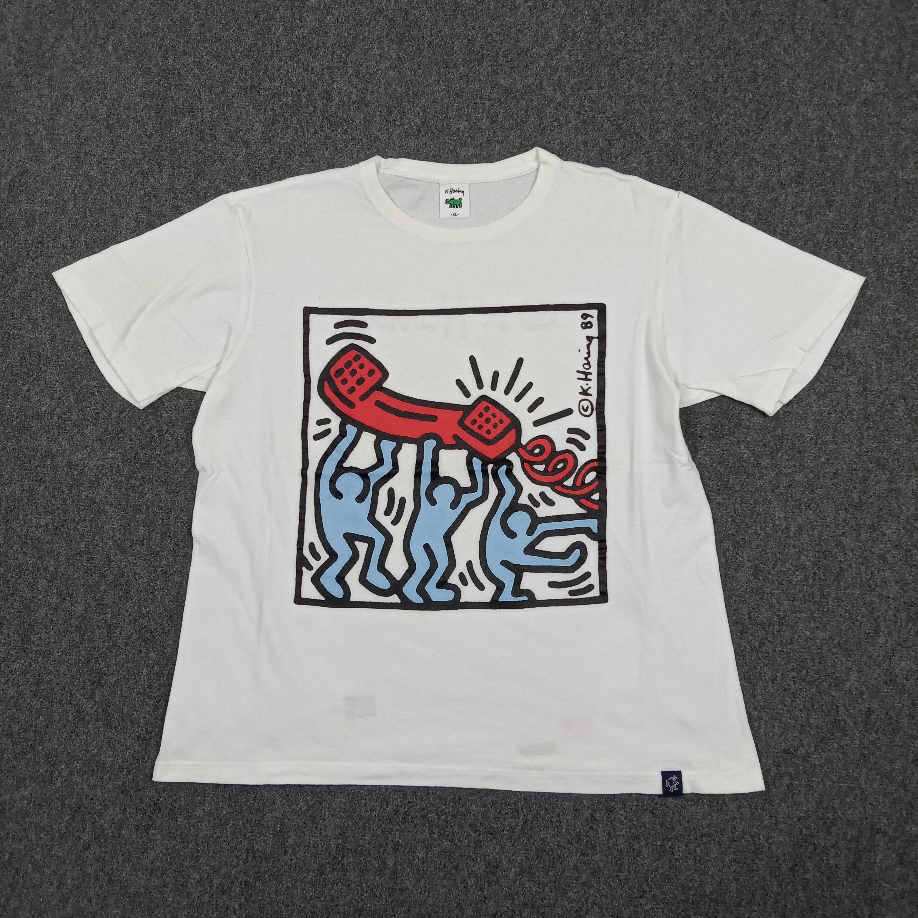Keith Haring Keith Haring Doodle Art Streetwear Tshirt C294N78 Size US XL / EU 56 / 4 - 1 Thumbnail