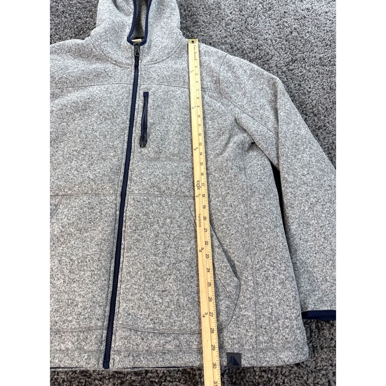 Vintage L.L. Bean Better Sweater Coat 3-in-1 Jacket Reversible Zip Gray Mens XL Hooded Size US XL / EU 56 / 4 - 2 Thumbnail
