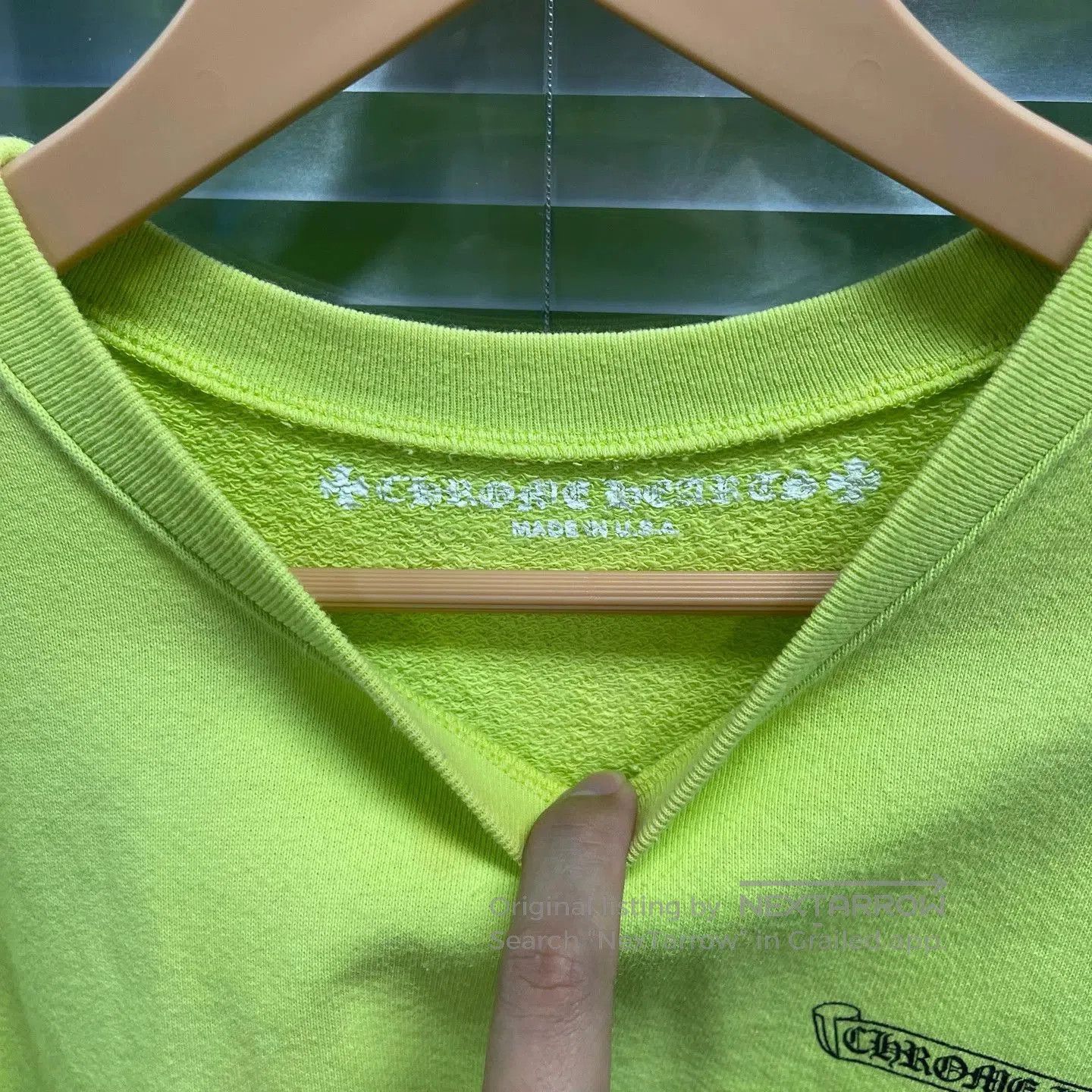 Chrome Hearts Green Graphic Long Sleeve Sweatshirt Size M. Size US M / EU 48-50 / 2 - 3 Thumbnail