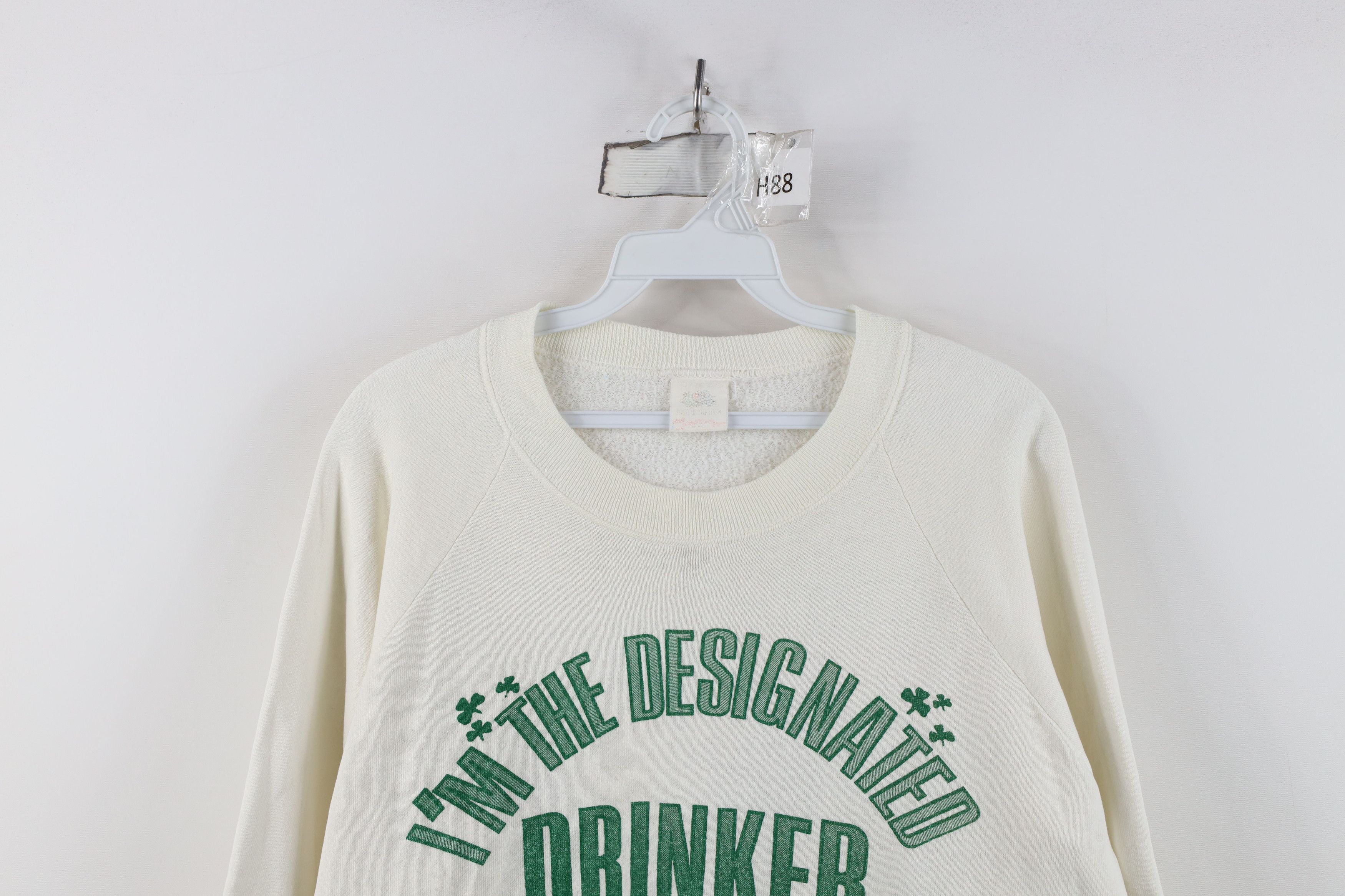 Vintage Vintage 90s Day Designated Drinker Crewneck Sweatshirt USA Size US XL / EU 56 / 4 - 2 Thumbnail