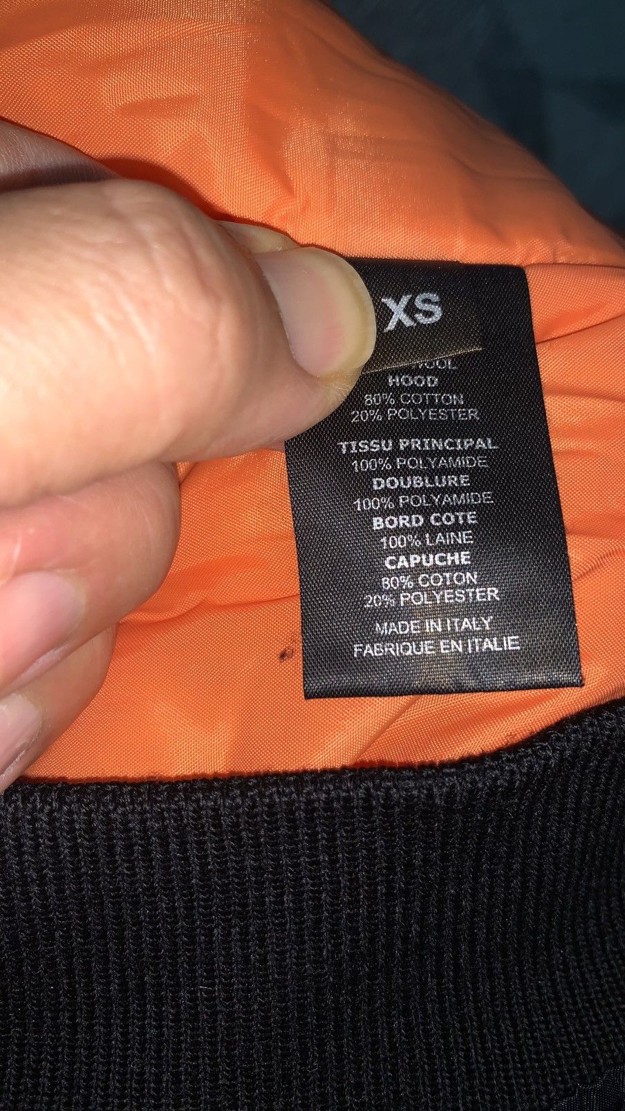 Vetements Vetements pour homme Total Fucking Darkness oversize MA-1 Size US XS / EU 42 / 0 - 16 Thumbnail