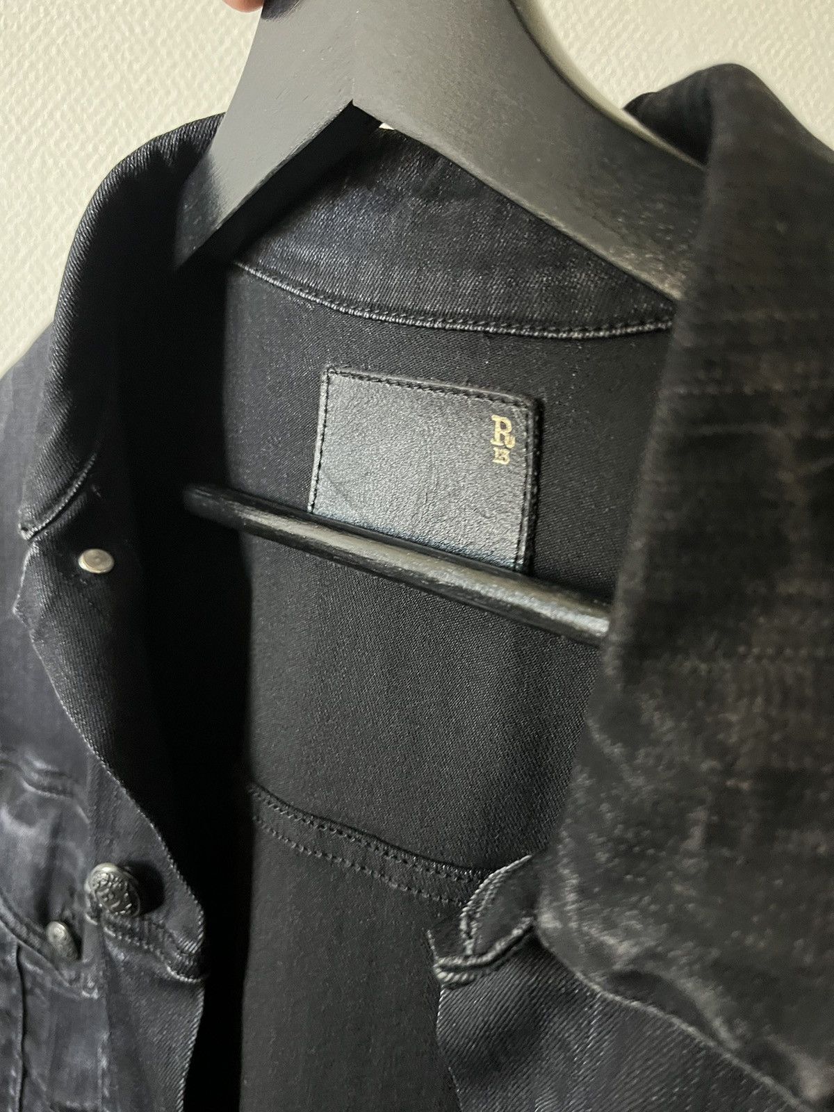 R13 R13 waxed denim jacket Size US L / EU 52-54 / 3 - 3 Thumbnail