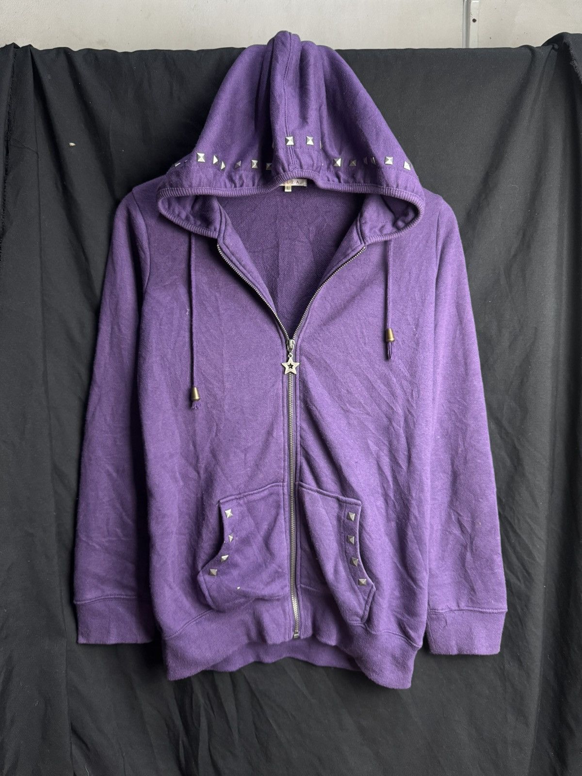 GOA Studded Colza Hoodie Vkei Punk Styled Japan Size US M / EU 48-50 / 2 - 1 Thumbnail
