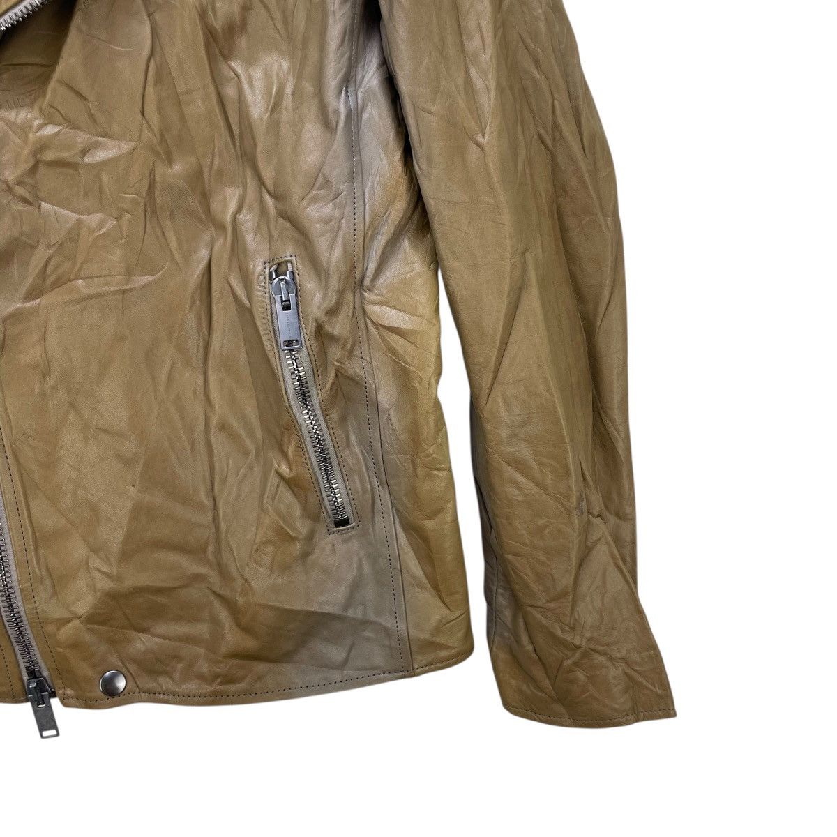 junhashimoto 💥 Junhashimoto Cowhide Leather Biker Jacket Made In Japan Size M / US 6-8 / IT 42-44 - 6 Thumbnail