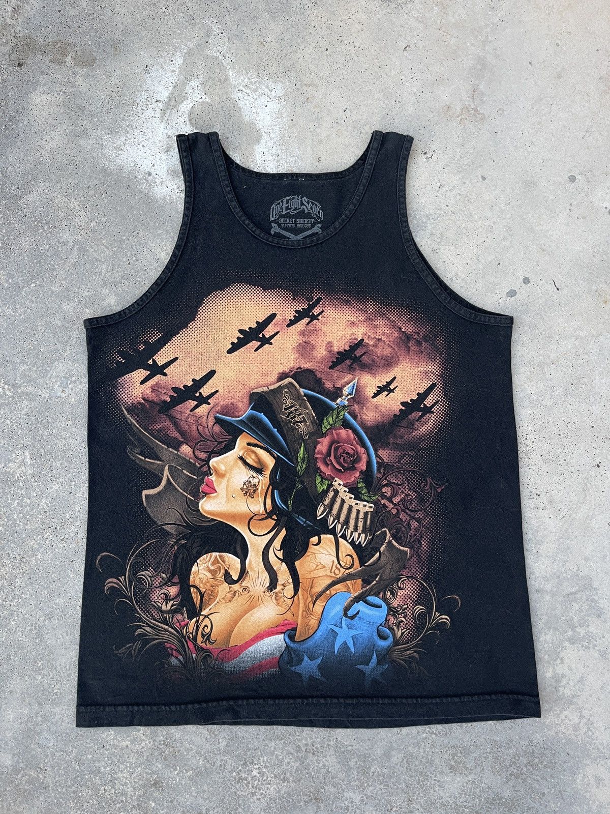 Fox Racing × Vintage vintage limited Y2K Monster Energy tank top