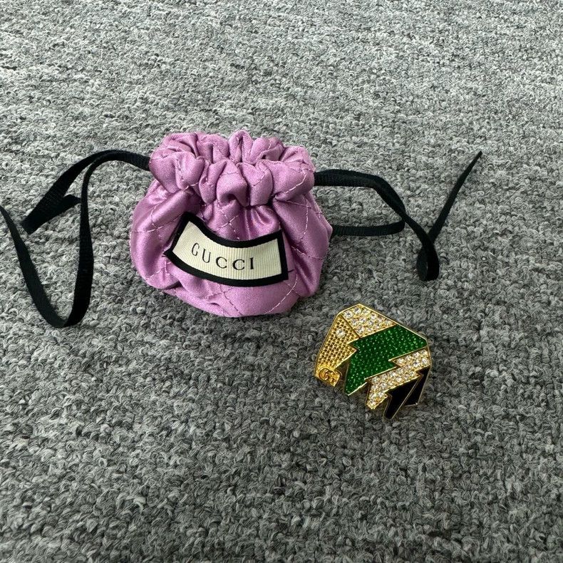 Gucci Gucci Show Elephant Rhinestone Ring 2502-Nextarrow Size ONE SIZE - 1 Thumbnail