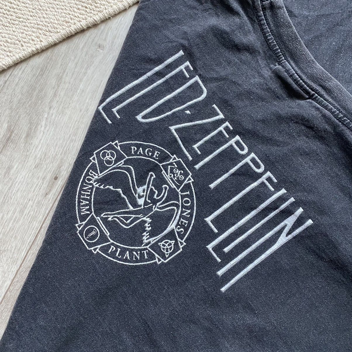 Band Tees VINTAGE LED ZEPPELIN SHUTTLE FADED T SHIRT Size US XXL / EU 58 / 5 - 4 Thumbnail