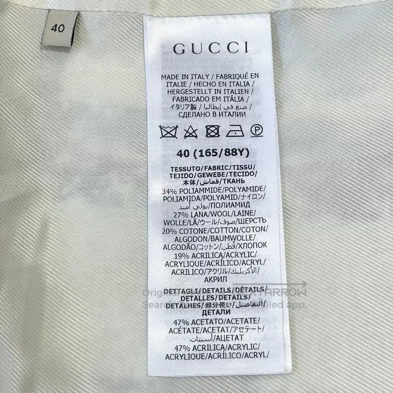 Gucci Gucci Gold buckle plaid tweed jacket Size S / US 4 / IT 40 - 4 Thumbnail
