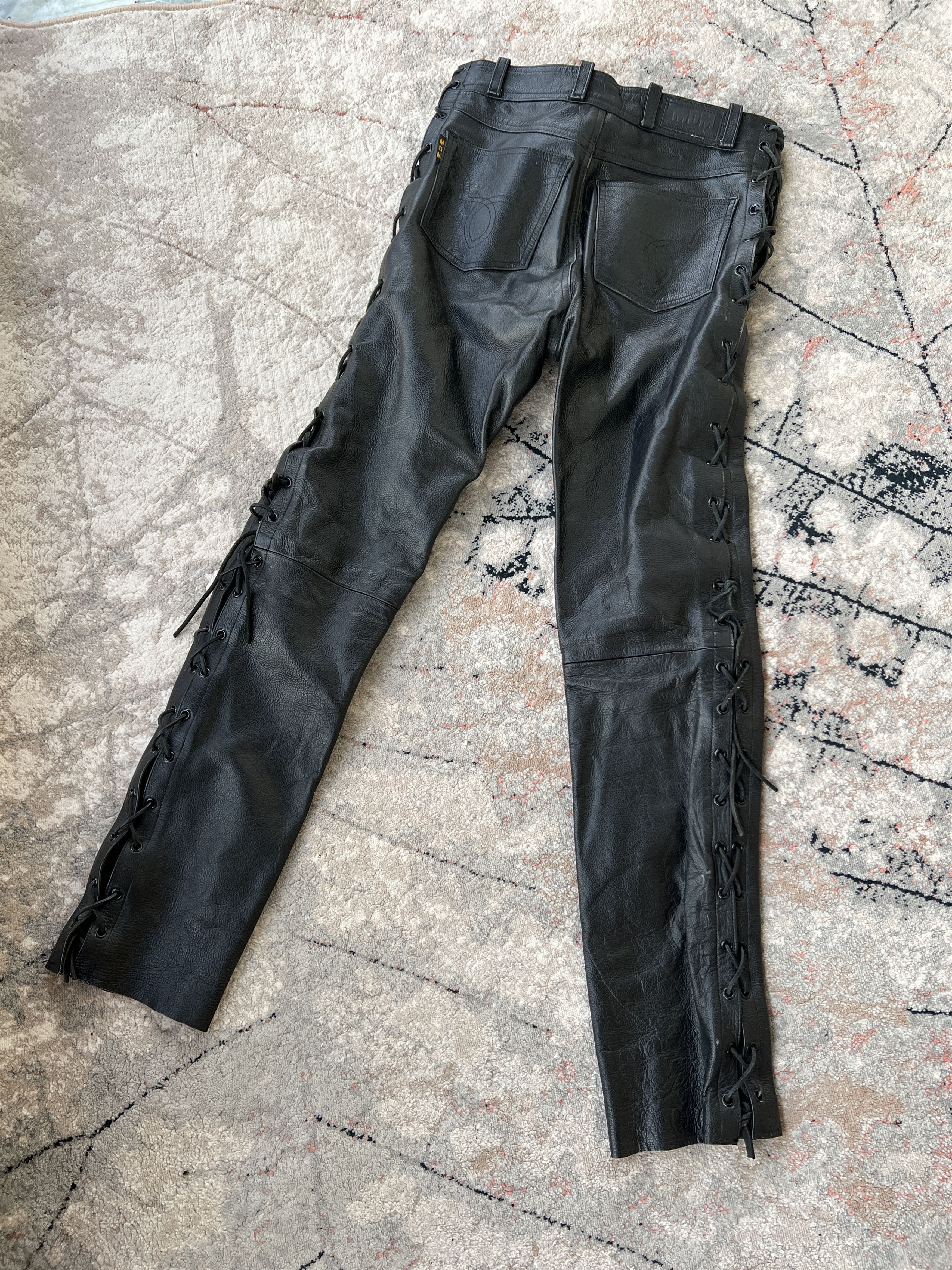 Leather MDM Leather Pants Size US 32 / EU 48 - 6 Thumbnail