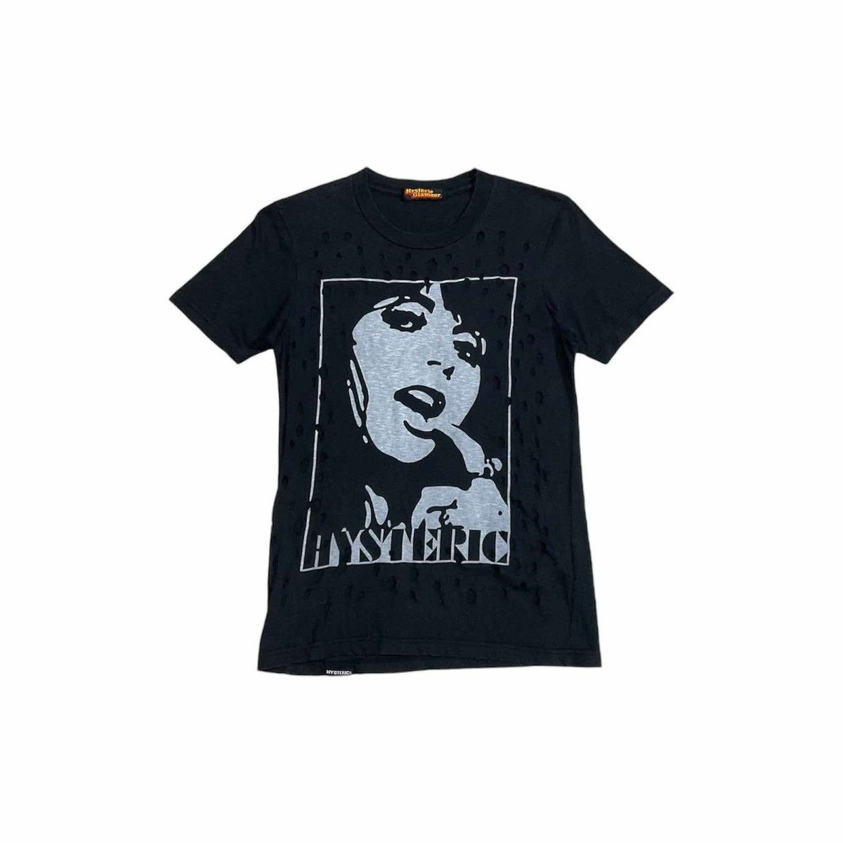Hysteric Glamour × Japanese Brand × Seditionaries 🔥Y2K Vinagge Hysteric Glamour Shirt Bullet Hole Distressed Size US XS / EU 42 / 0 - 3 Thumbnail