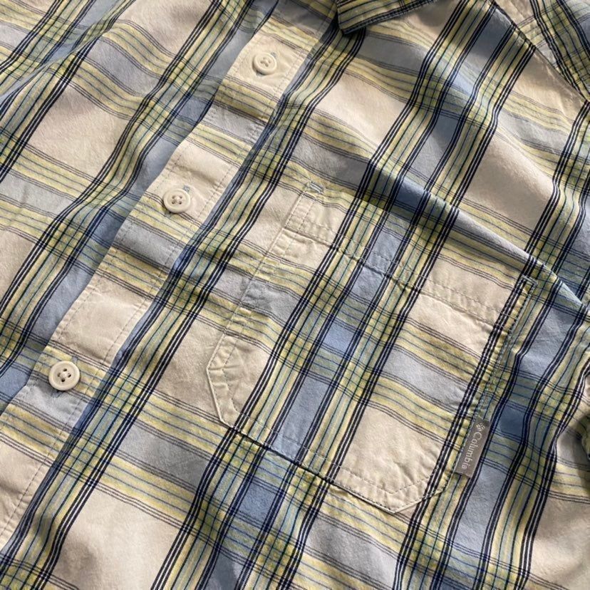 Columbia Columbia Green Plaid Buttonup Shirt Men Medium Long Sleeve B Size US M / EU 48-50 / 2 - 2 Thumbnail