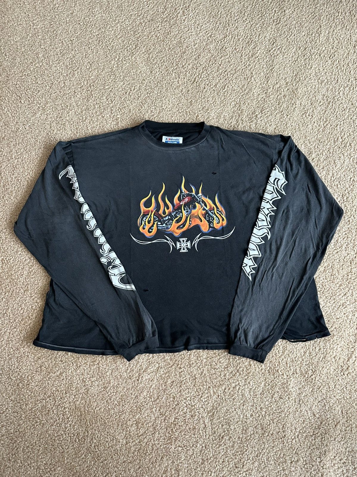 HMDD HMDD Ghost Rider Harley Long Sleeve Size XLarge Size US XL / EU 56 / 4 - 1 Thumbnail