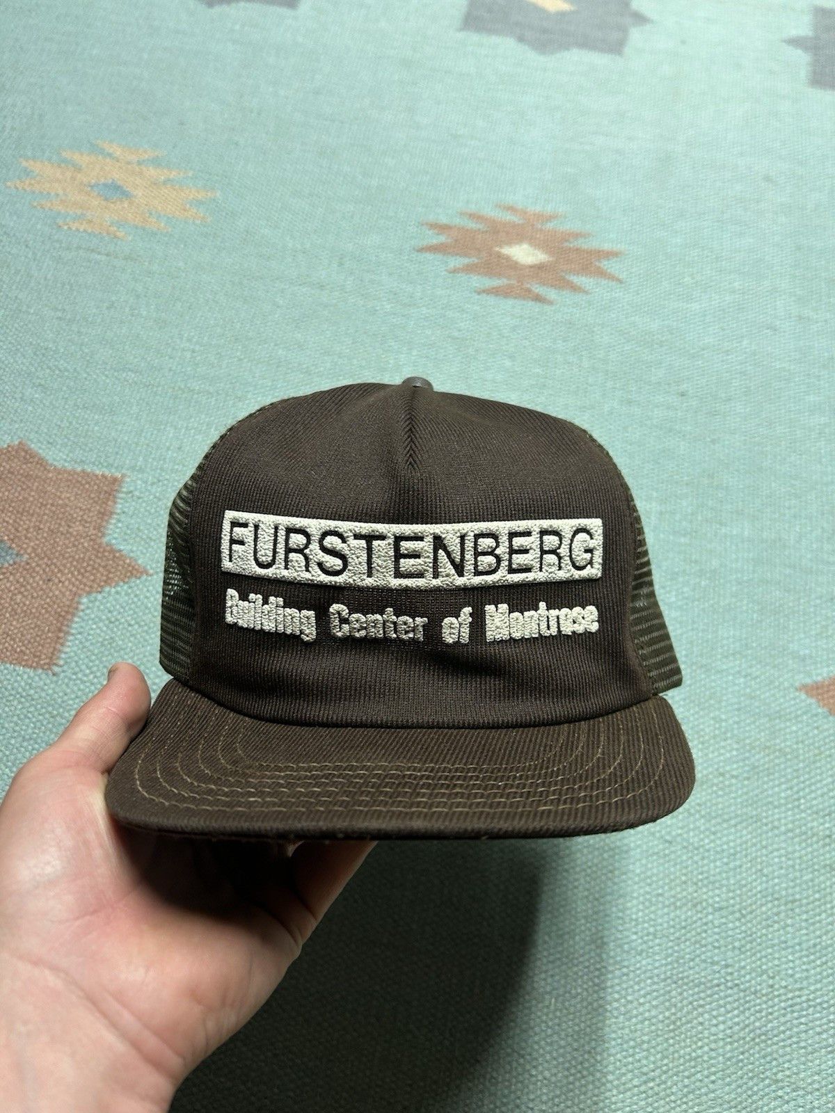 Vintage Vtg 80s trucker hat Furstenberg building center Montrose USA Size ONE SIZE - 2 Thumbnail
