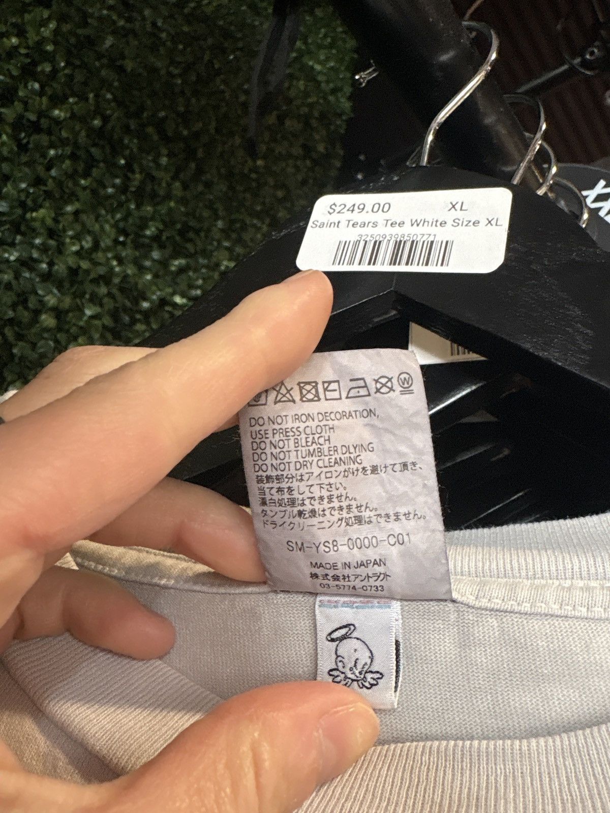 DENIM TEARS × Saint Michael Saint Tears Tee White Size XL Size US XL / EU 56 / 4 - 5 Thumbnail
