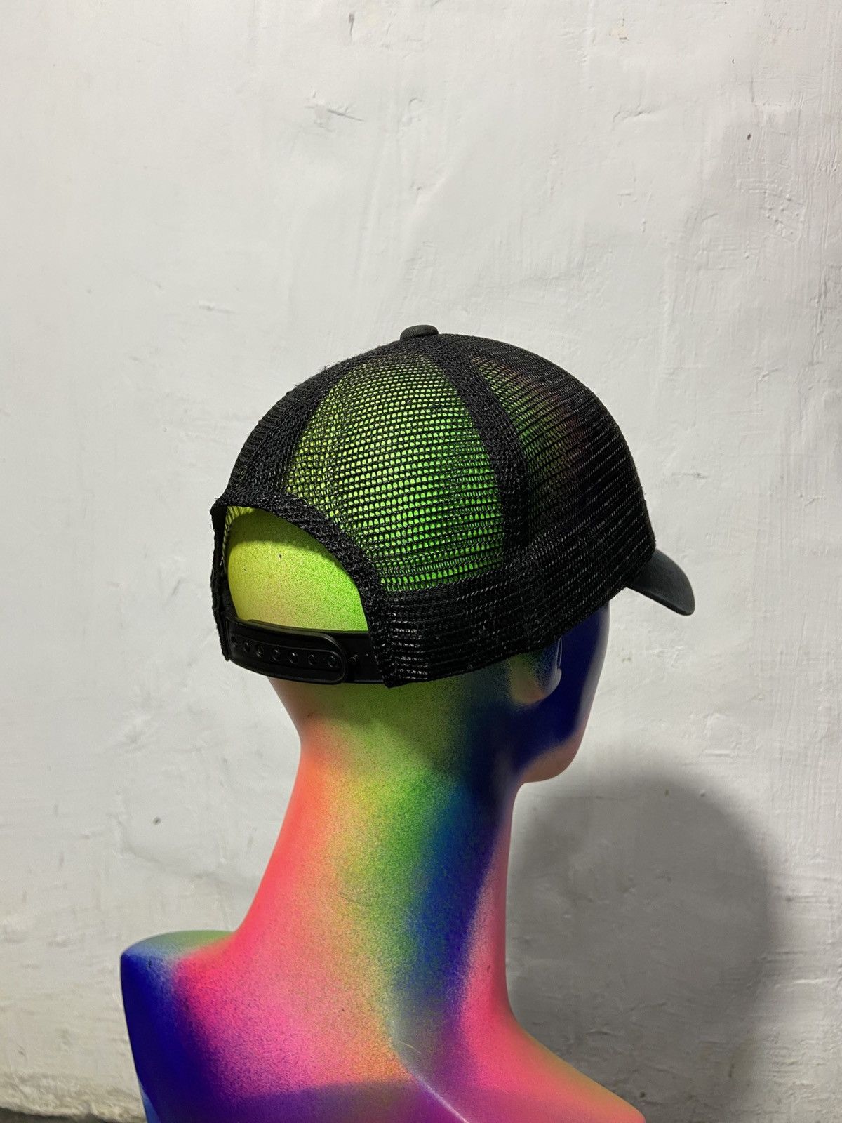 Yohji Yamamoto Yohji Yamamoto Trucker Cap Sun faded Black Size ONE SIZE - 15 Thumbnail