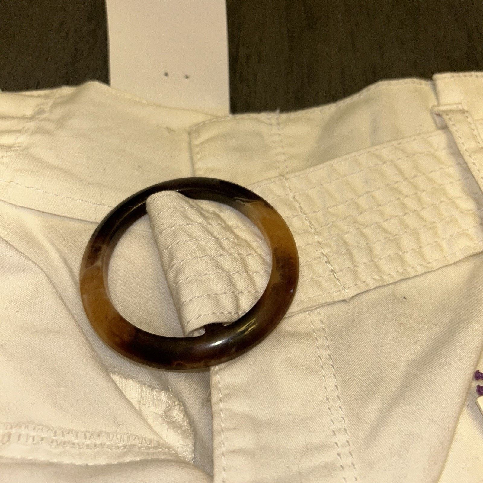 Gloria Vanderbilt Gloria Vanderbilt Belt Vacation Short White Size 16 NWT Size 34" / US 12 / IT 48 - 5 Thumbnail