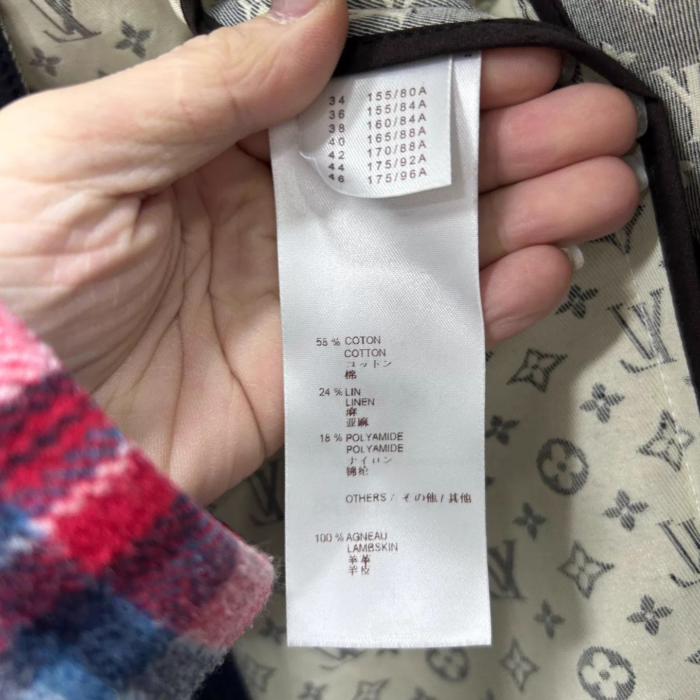 Louis Vuitton LV full logo denim trench coat women's 98 new 36 Size XS / US 0-2 / IT 36-38 - 4 Thumbnail