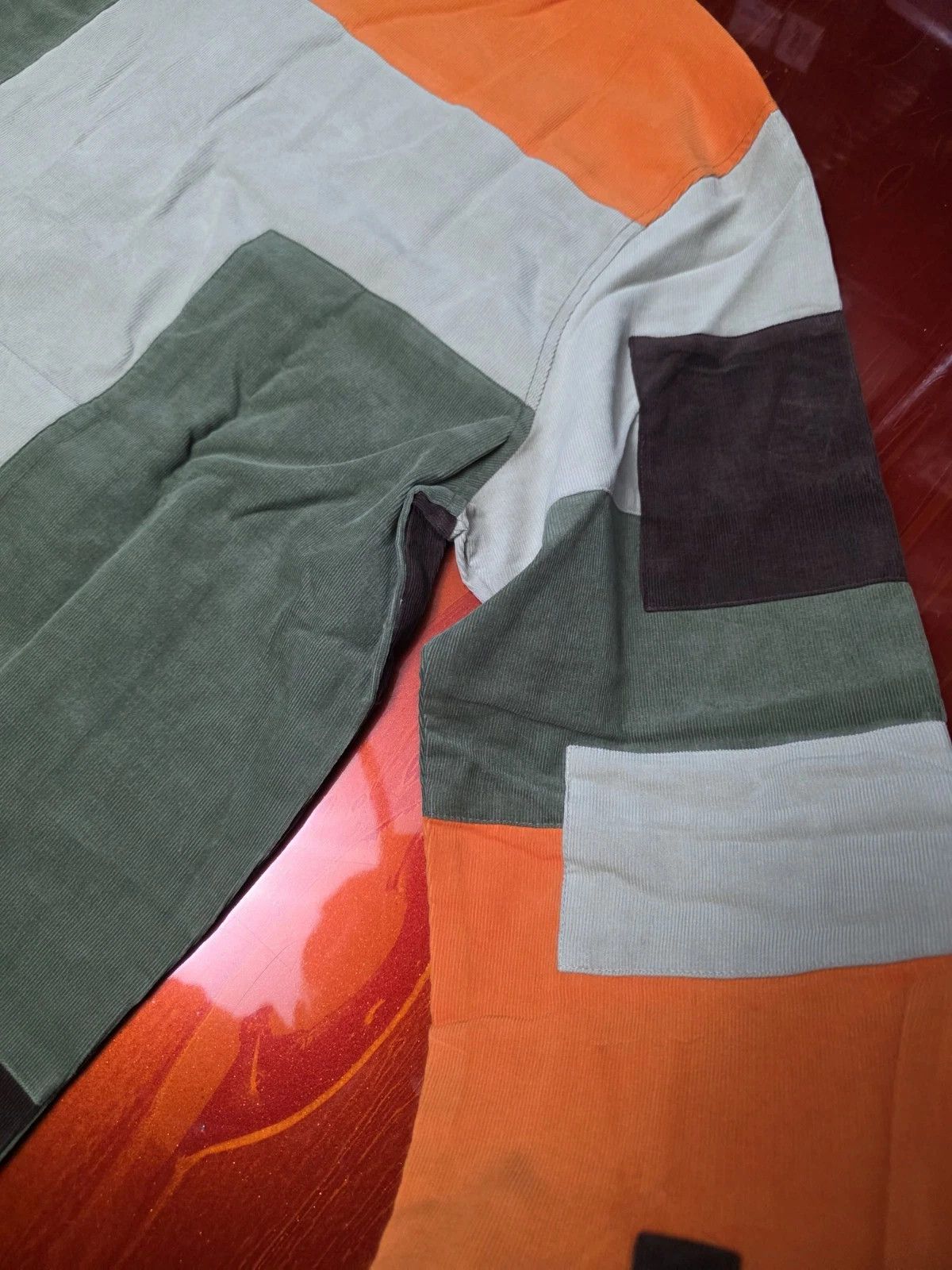 Kith Kith Patchwork Cord Ludlow Shirt in Pimento Orange Large Size US L / EU 52-54 / 3 - 11 Thumbnail