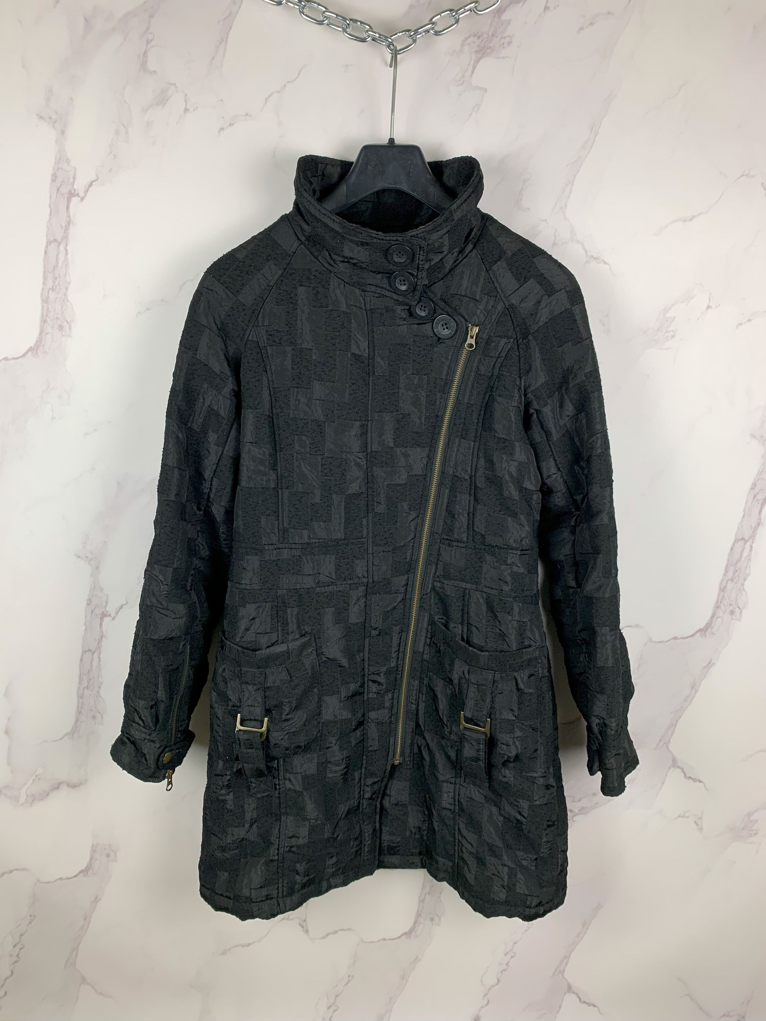 Desigual Desigual Black Zip Coat Jacket Size 40 Size M / US 6-8 / IT 42-44 - 1 Thumbnail