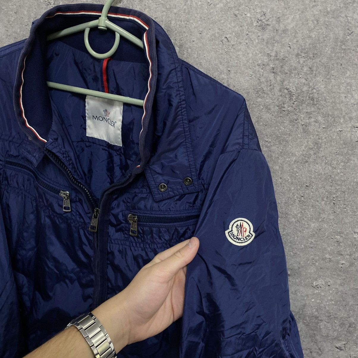 Moncler Moncler Nylon Light Jacket Size US XL / EU 56 / 4 - 5 Thumbnail