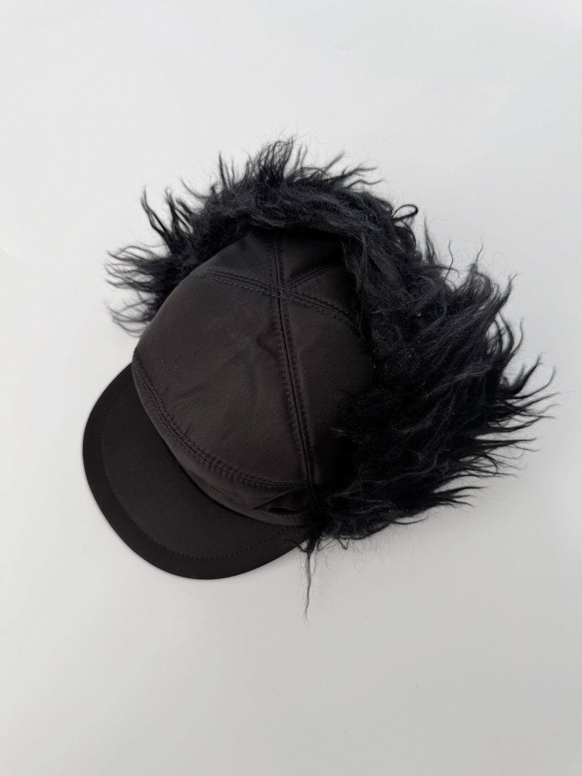 Prada Prada Fur Nylon Hat Size ONE SIZE - 3 Thumbnail