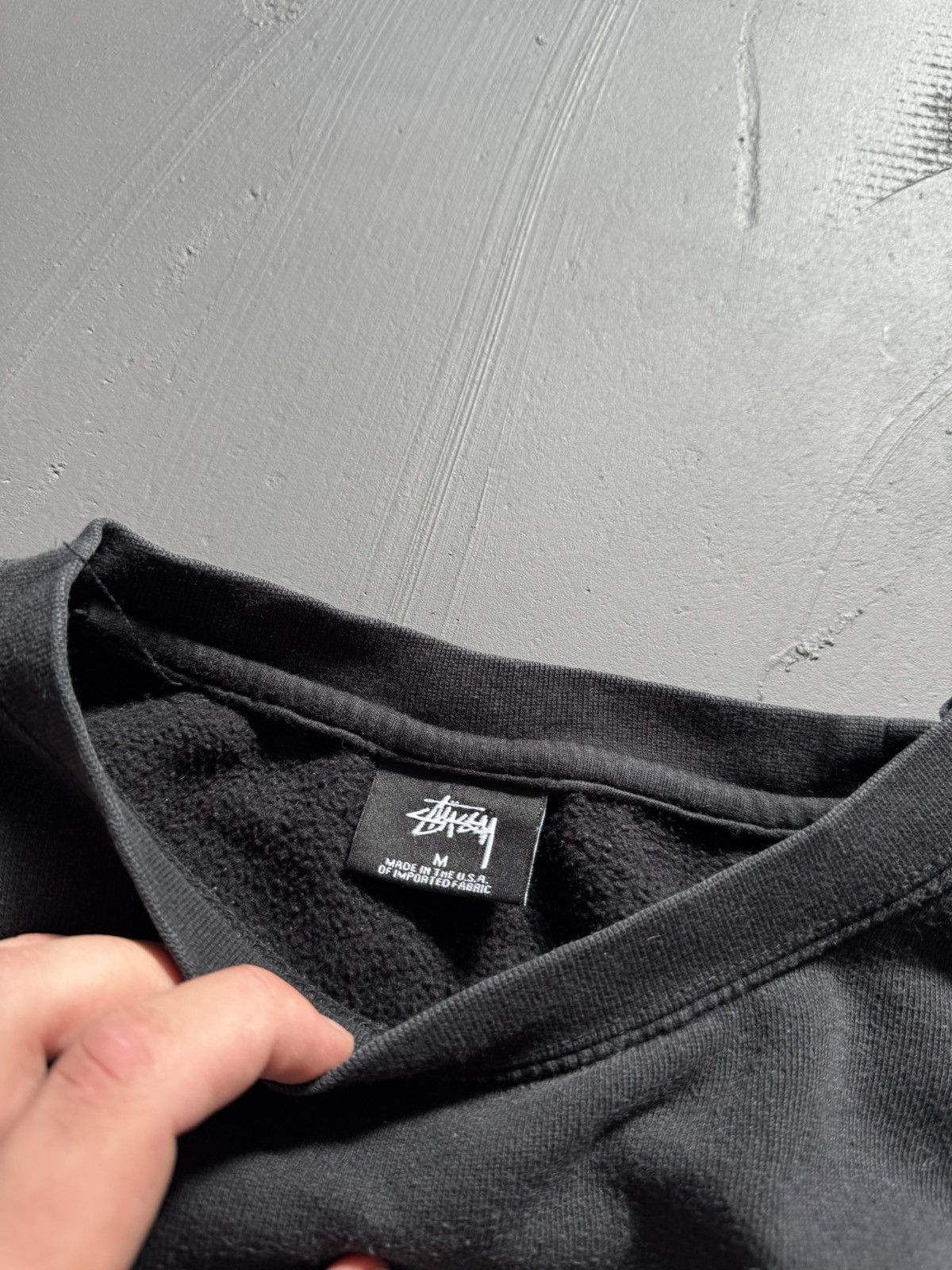 Stussy STUSSY CENTER LOGO VINTAGE OVERSIZE SWEATSHIRT Size US M / EU 48-50 / 2 - 4 Thumbnail