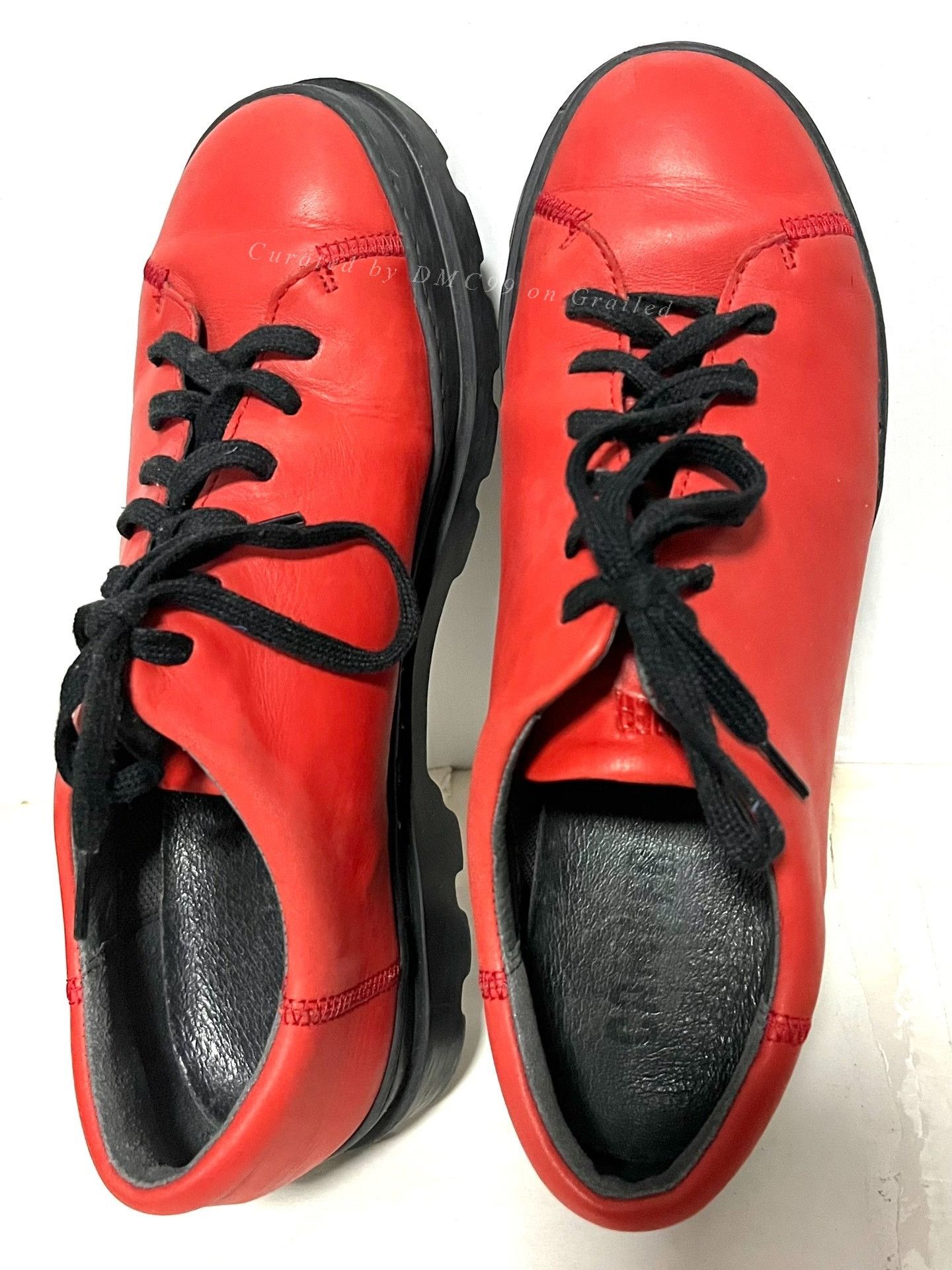 Camper Camper X32 Red Leather Casual Shoes Size US 10 / EU 43 - 1 Thumbnail