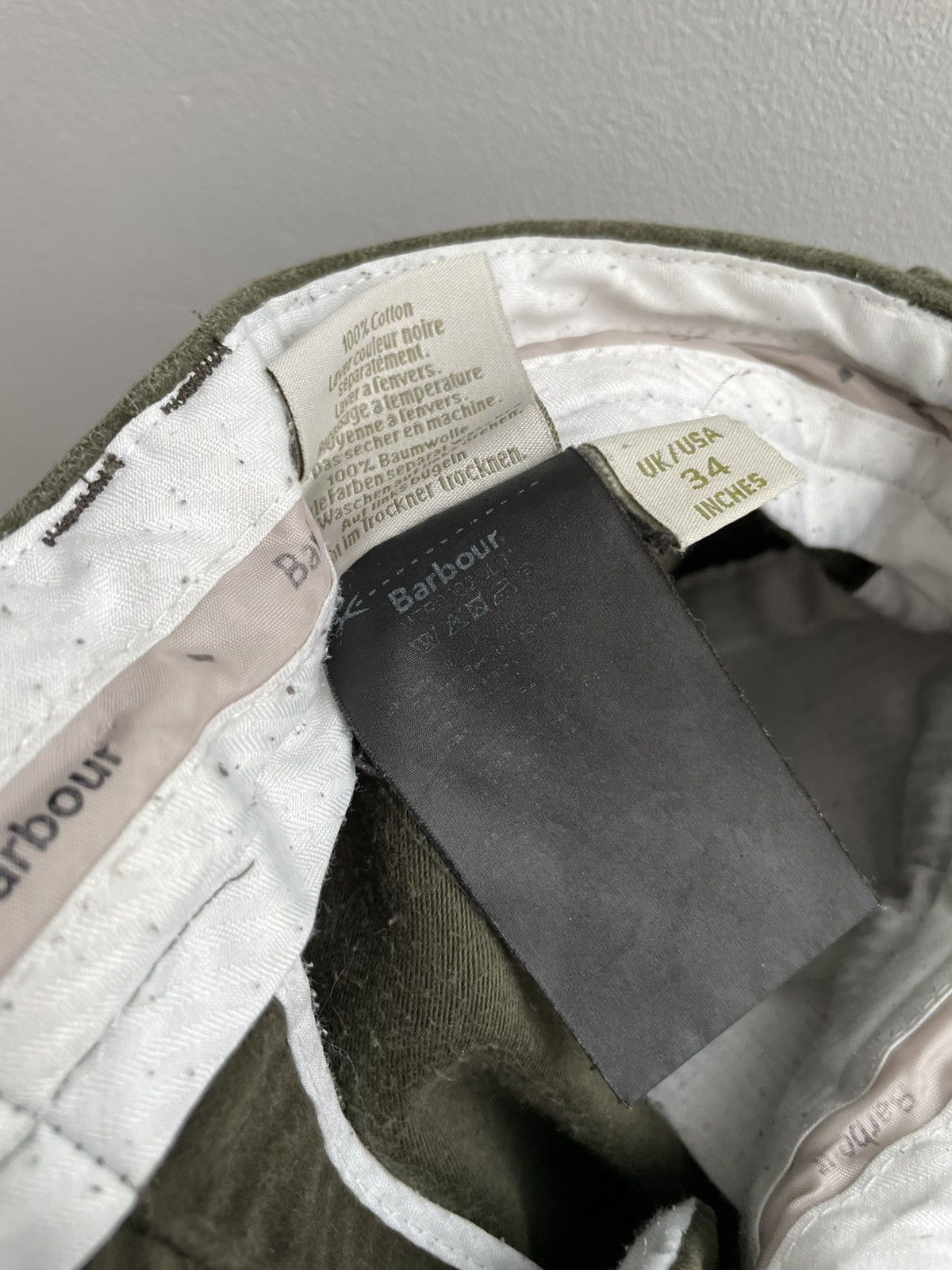 Barbour Barbour Suede Green Pants Tousers Chino Joggers Size US 34 / EU 50 - 15 Thumbnail