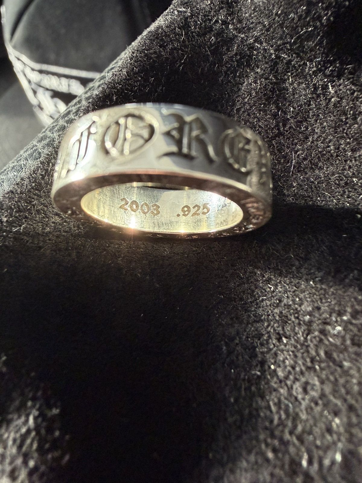 Chrome Hearts Chrome Hearts ‘Forever ring’ SIZE 4.5 Size ONE SIZE - 2 Thumbnail