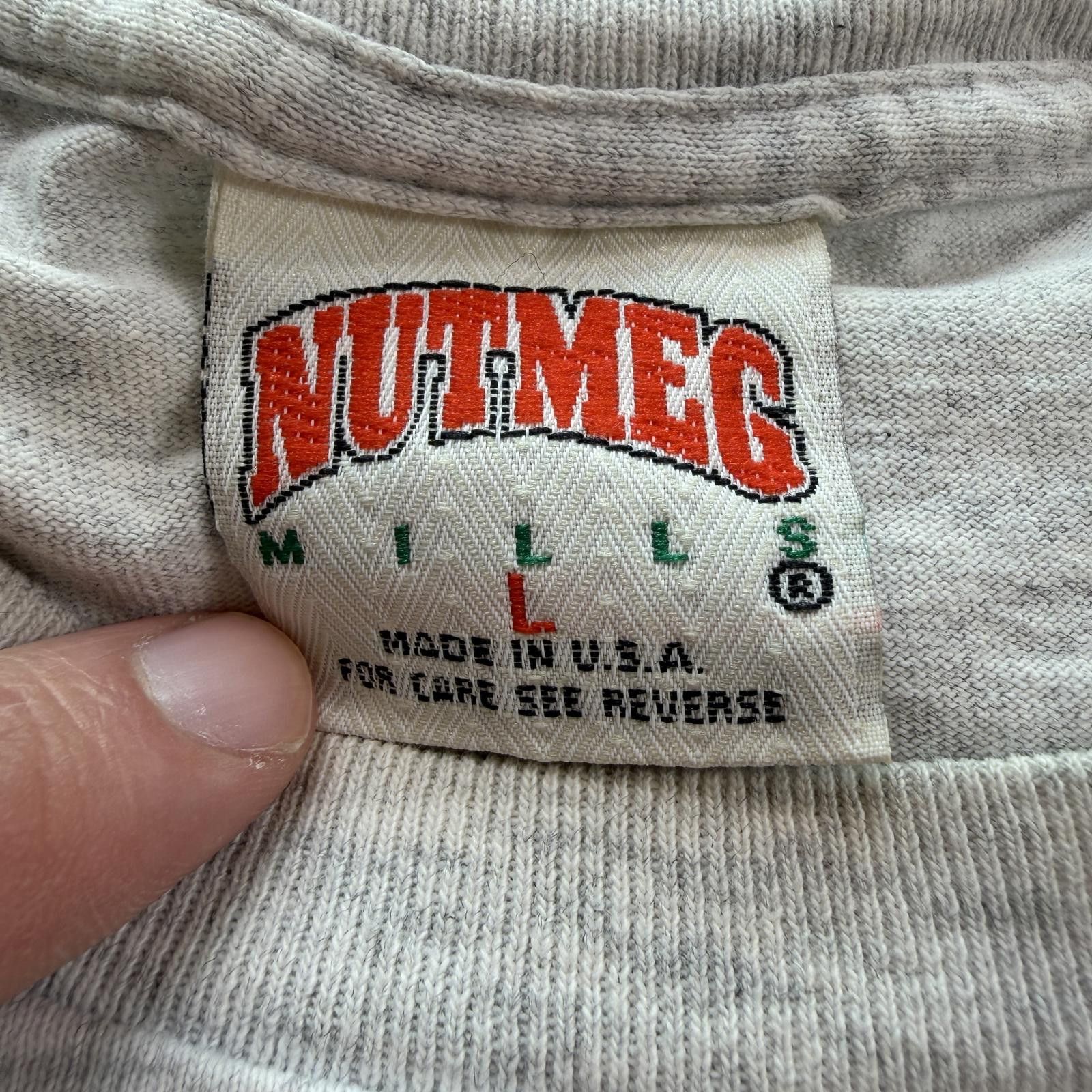 Nutmeg Vintage 90s New England Patriots Drew Bledsoe NFL T Shirt Size US L / EU 52-54 / 3 - 4 Thumbnail