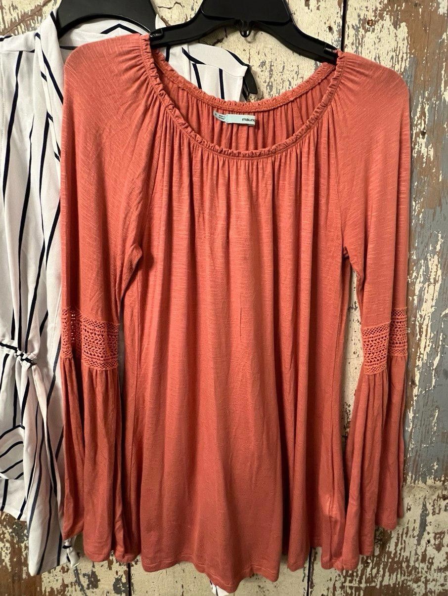 Designer Lot of 3 Maurice’s business casual tops XS Small NWT Size S / US 4 / IT 40 - 4 Thumbnail