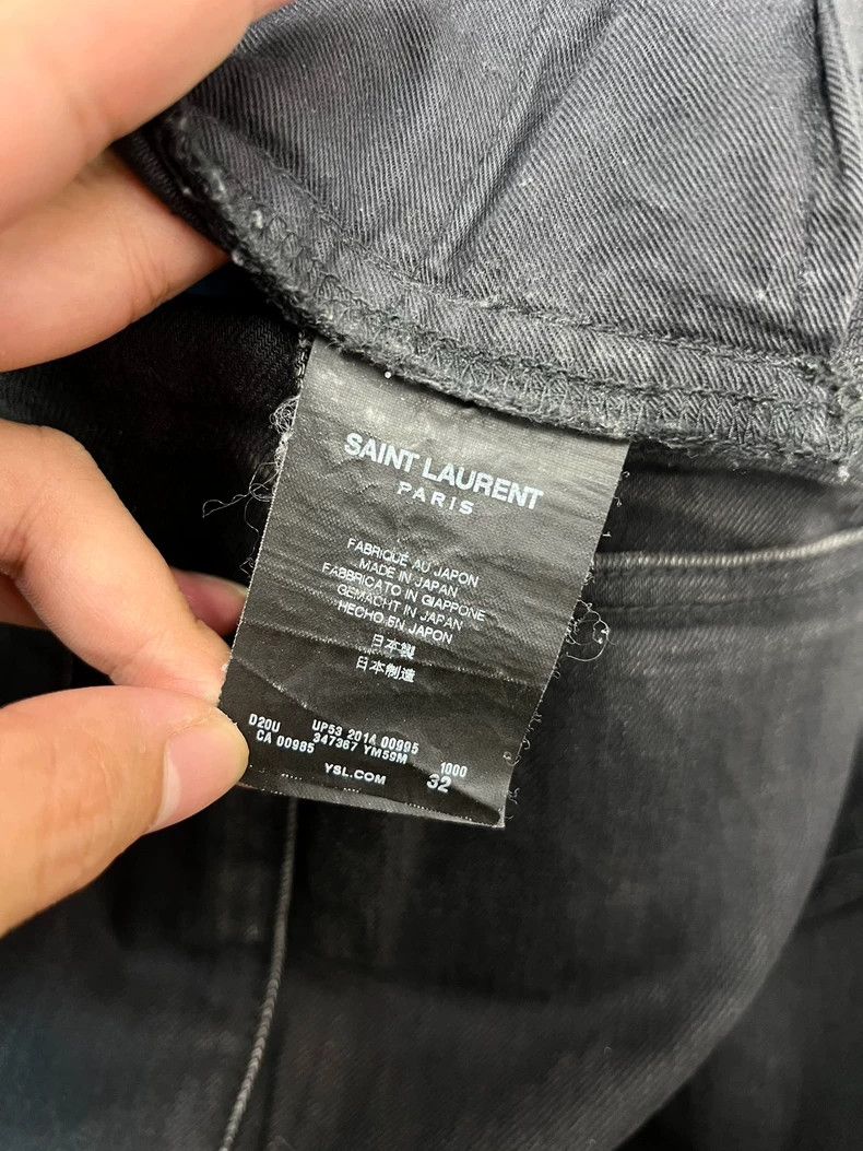 Saint Laurent Paris Saint Laurent Paris Black basic jeans Size US 32 / EU 48 - 4 Thumbnail