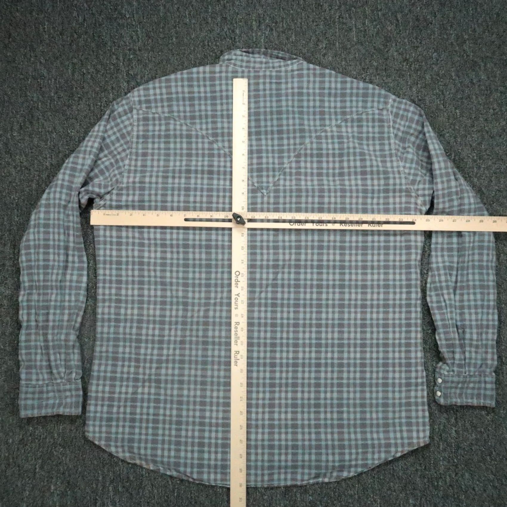 Vintage - Maximizes Search Visibility: Combines key terms like "Ryan Michael'S" and "Plaid Long Sleeve Shirt" which directly target the Size US XXL / EU 58 / 5 - 7 Thumbnail