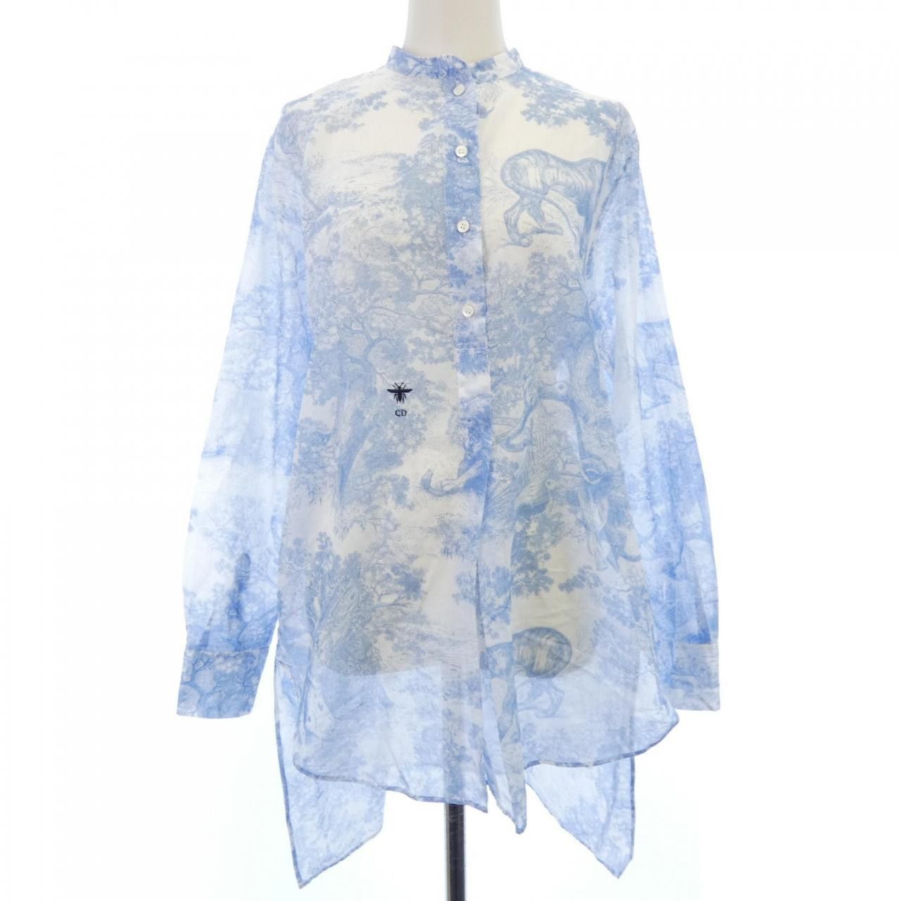 Dior Dior Christian Dior Toile De Jouy Cotton Shirt Textile Dress Shirt 911B54A3802 DUTY FREE for USA Size ONE SIZE - 1 Thumbnail