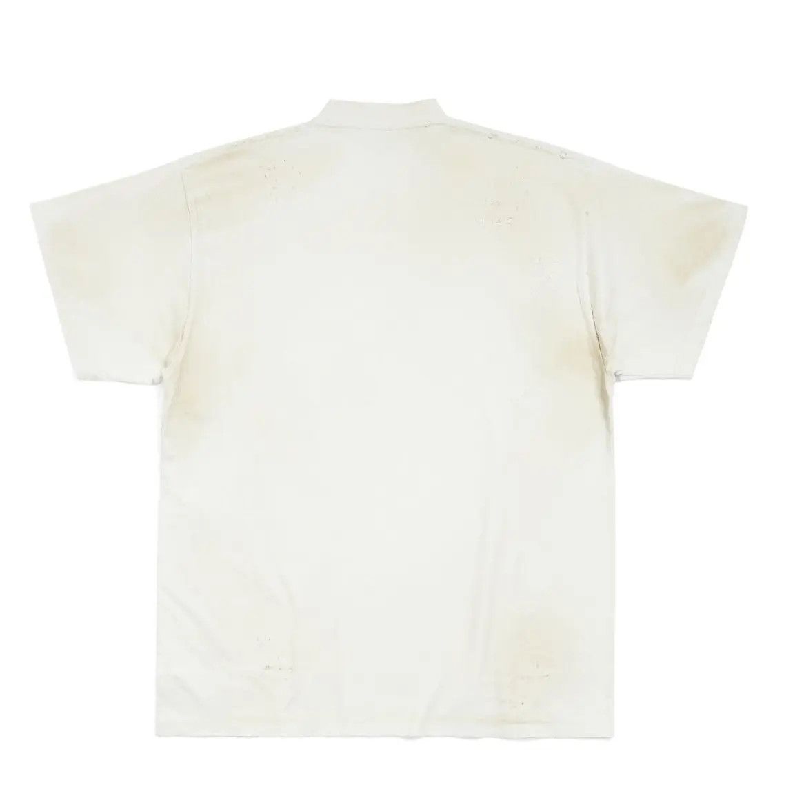 Balenciaga o1in1g1124 Skater Oversized T-Shirt in White/Black Size US XXL / EU 58 / 5 - 2 Thumbnail