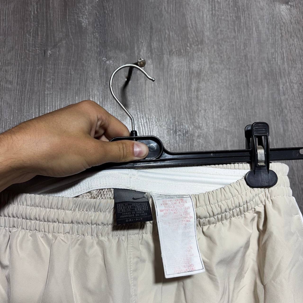 Nike Vintage Nike Beige Track Pants Y2K Swoosh Size US 30 / EU 46 - 7 Thumbnail