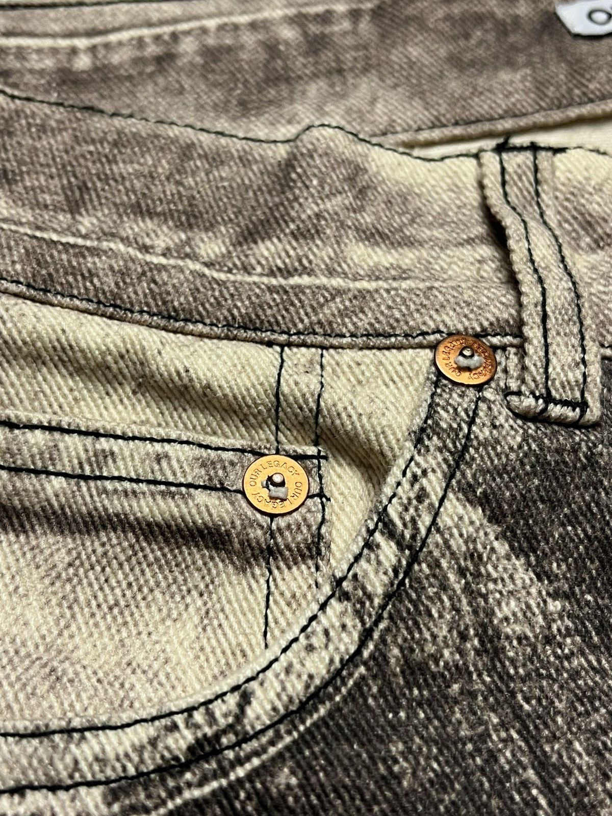 Our Legacy Our Legacy Third Cut Digital Print Denim Jeans Size US 29 - 13 Thumbnail