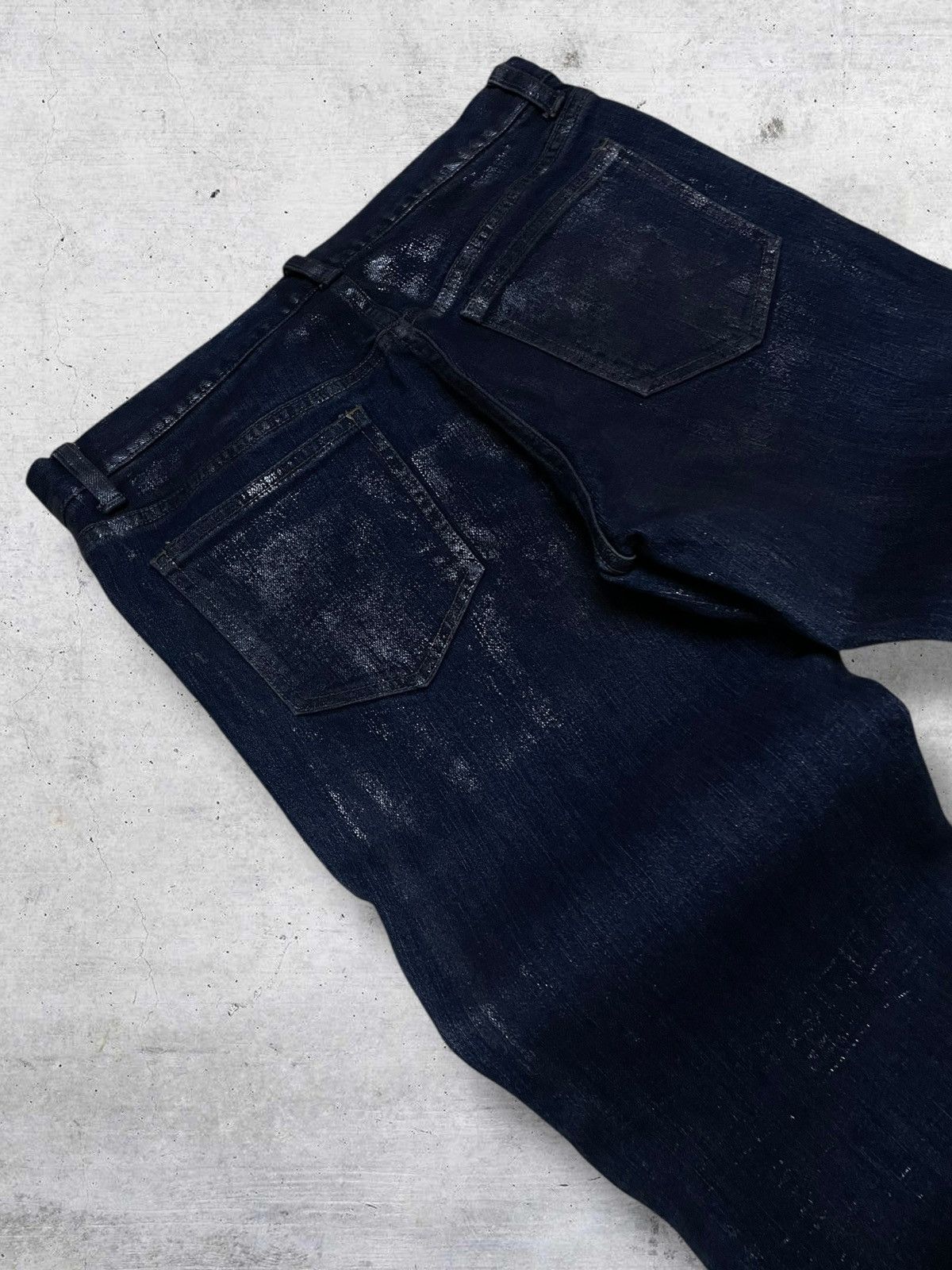 Shellac VINTAGE SHELLAC OG JAPAN DESIGNER WAX ARCHIVE STYLE DENIM Size US 29 - 16 Thumbnail