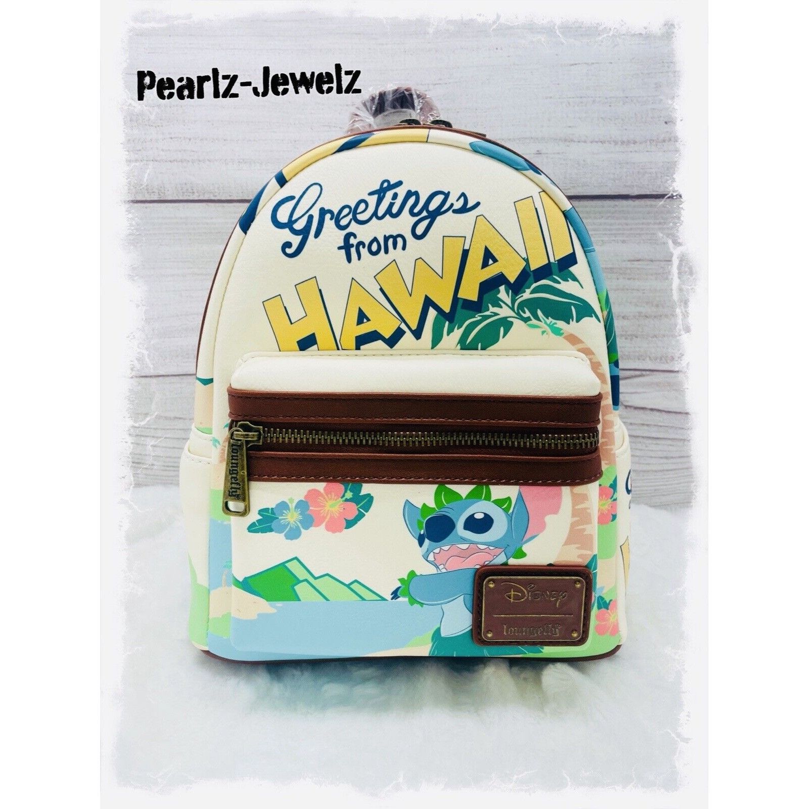 image of Disney Loungefly Lilo& Stitch Travel Aloha Poster Postcard Hawaii B, Women's