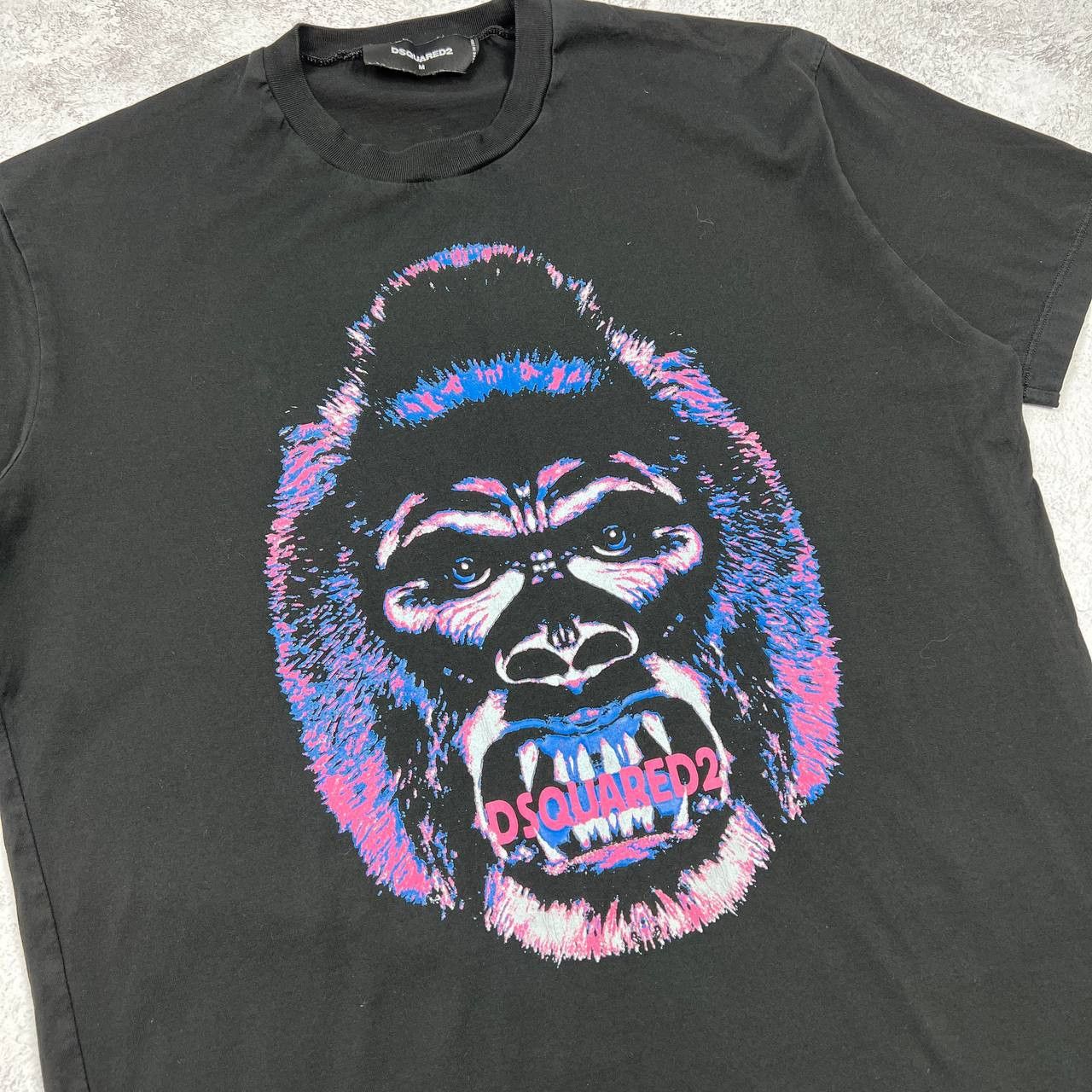Dsquared2 Dsquared2 Neon Gorilla Print T-Shirt Size M Size US M / EU 48-50 / 2 - 2 Thumbnail