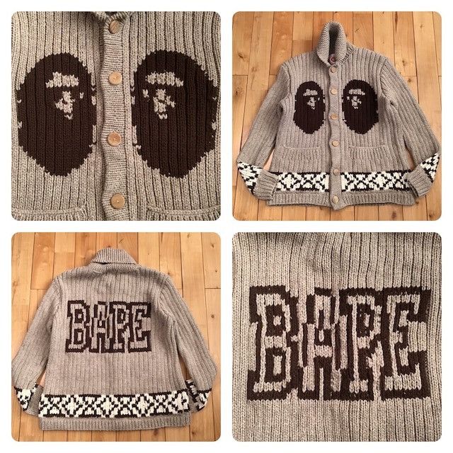 Bape × Nigo BAPE APE HEAD knit cardigan a bathing ape NIGO Size US L / EU 52-54 / 3 - 1 Thumbnail
