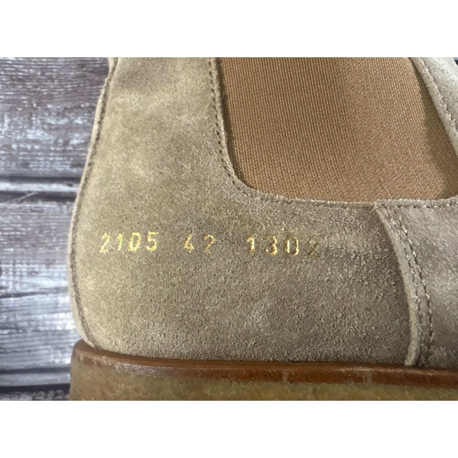 Common Projects Common Projects Chelsea sBoots size 42 US 9.5 color Tan Made Size US 9.5 / EU 42-43 - 7 Thumbnail