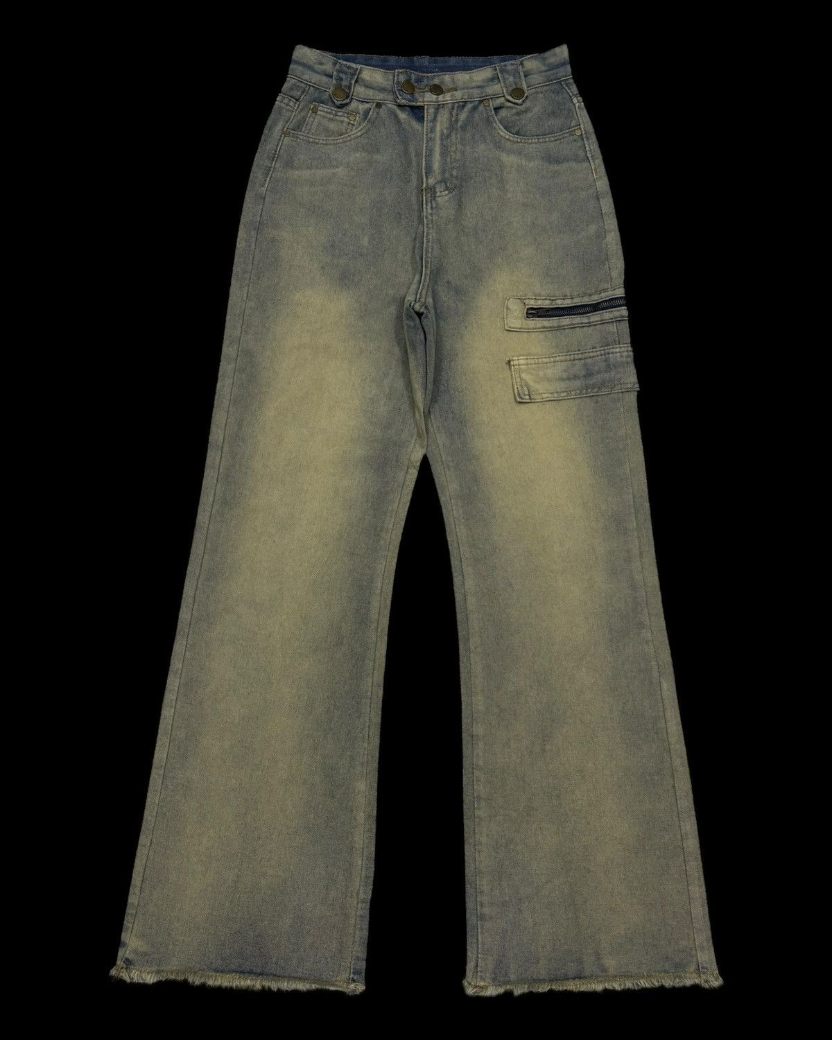 14th Addiction × If Six Was Nine FLARE RUSTY🔥MUD MAX WASH FLARE JEANS FASHION JEANS Size US 27 - 7 Thumbnail